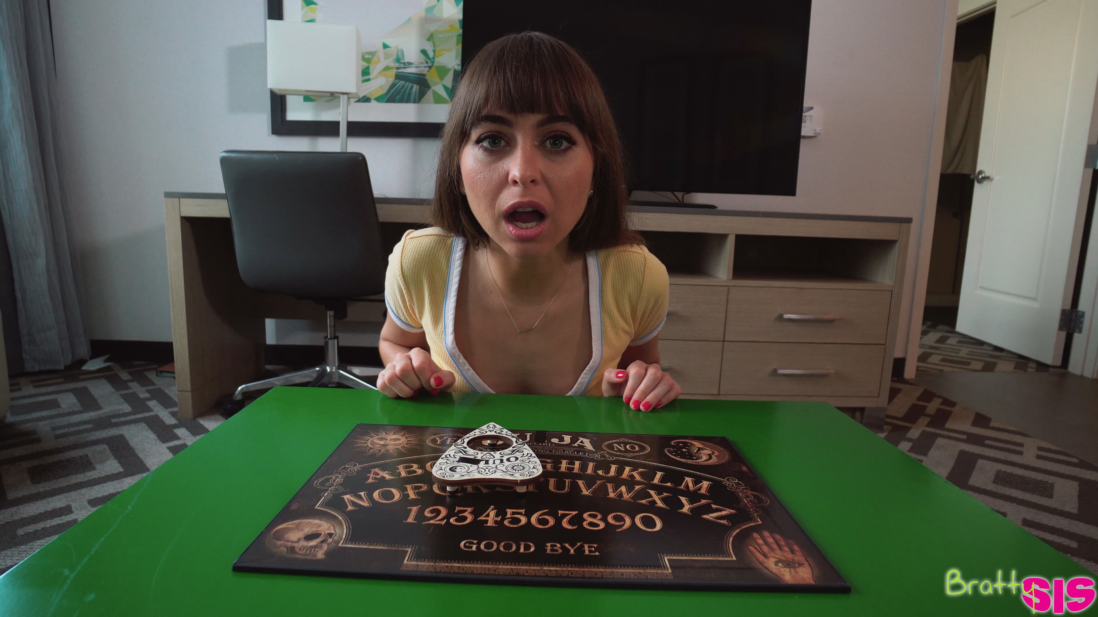 When an Ouija board tells Riley Reid shed better give her stepbro a BJ or die she makes the easy choice to start sucking