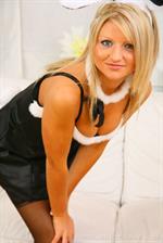  Stunning Liana Lace hops out of her cute bunny girl outfit.  