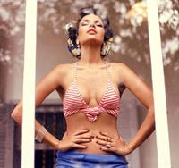 Michelle Martins in a bikini