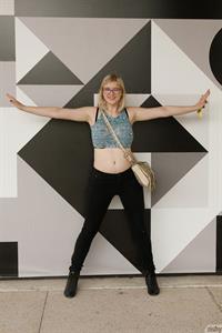 Vicky Chandler Teasing in a Car