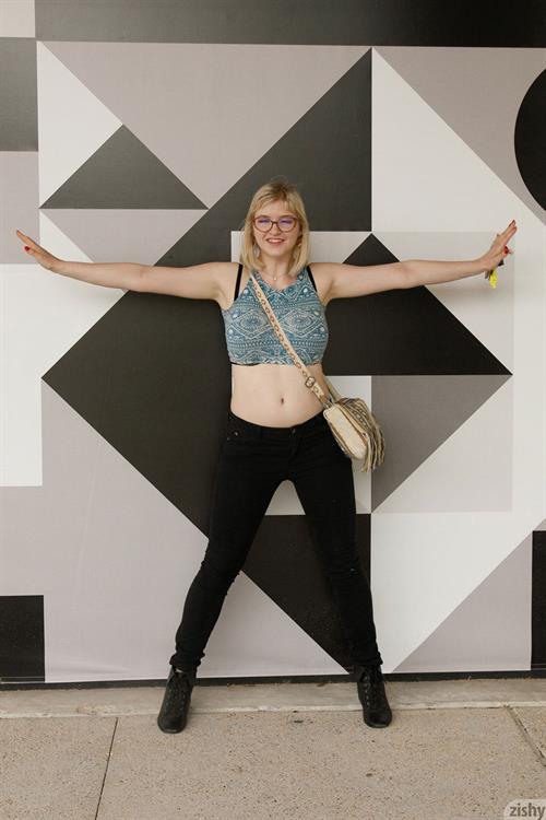 Vicky Chandler Teasing in a Car