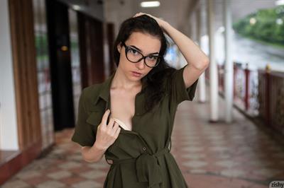 Darya Nosenko With Sexy Glasses