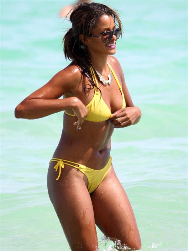 Claudia Jordan in a bikini