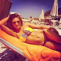 Antonia Iacobescu in a bikini