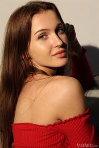 Holly Haim Toned Babe in Red