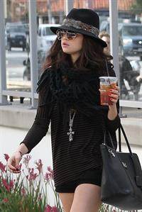 Selena Gomez leaving Panera Bread in LA 2/2/13 