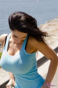 Denise Milani Photoset - Blue Beach