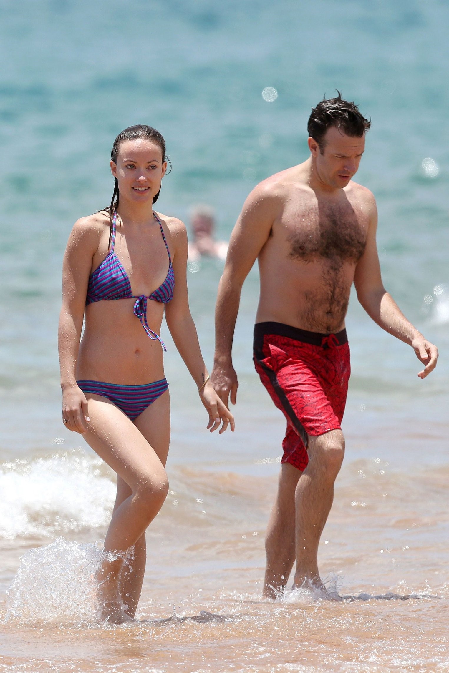 Olivia Wilde on the beach and in the water in Hawaii - May 26, 2013 