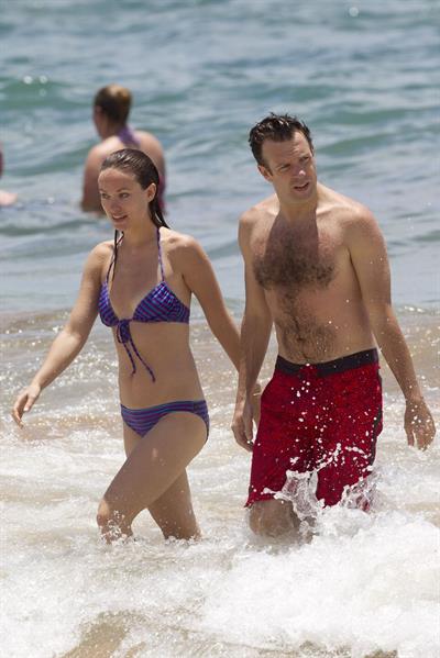 Olivia Wilde Bikini Pictures Olivia Wilde on the beach and in the water in Hawaii - May 26, 2013