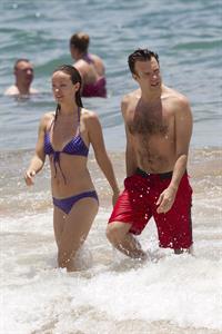 Olivia Wilde on the beach and in the water in Hawaii - May 26, 2013 