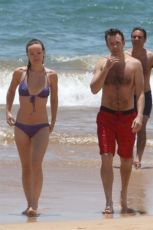 Olivia Wilde on the beach and in the water in Hawaii - May 26, 2013 