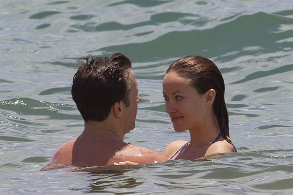 Olivia Wilde on the beach and in the water in Hawaii - May 26, 2013 