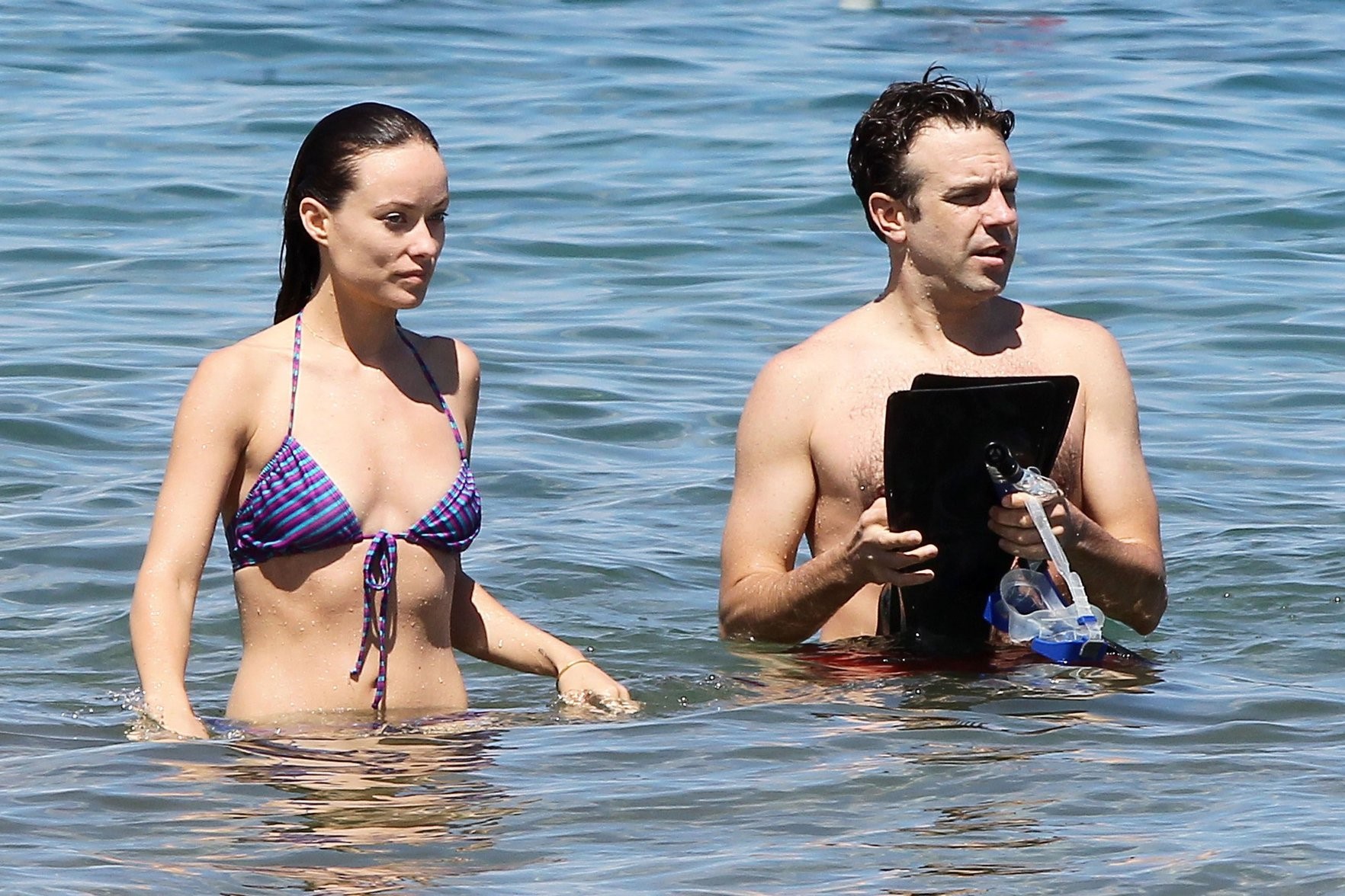 Olivia Wilde on the beach and in the water in Hawaii - May 26, 2013 