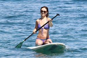 Olivia Wilde on the beach and in the water in Hawaii - May 26, 2013 