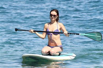 Olivia Wilde on the beach and in the water in Hawaii - May 26, 2013 