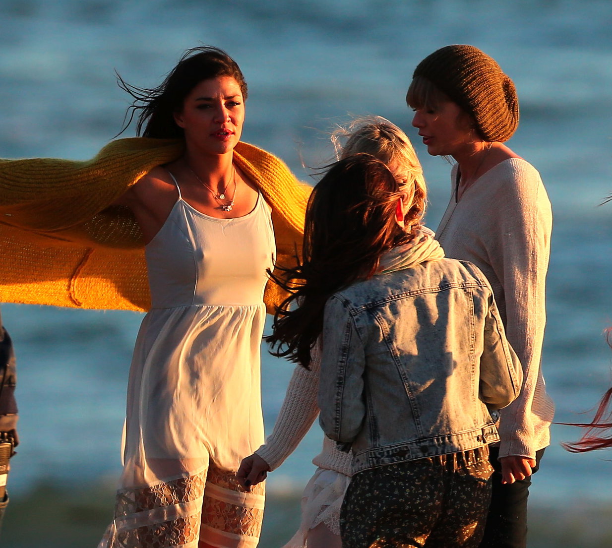 Taylor Swift filming a music video in Malibu 2/11/13 