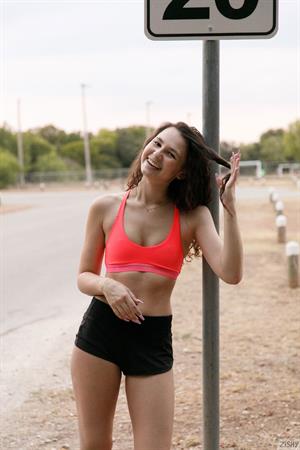 Liz Jordan in the Woods