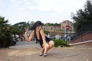 Denise Milani Snapshots - Rome1