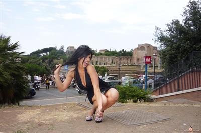 Denise Milani Snapshots - Rome1