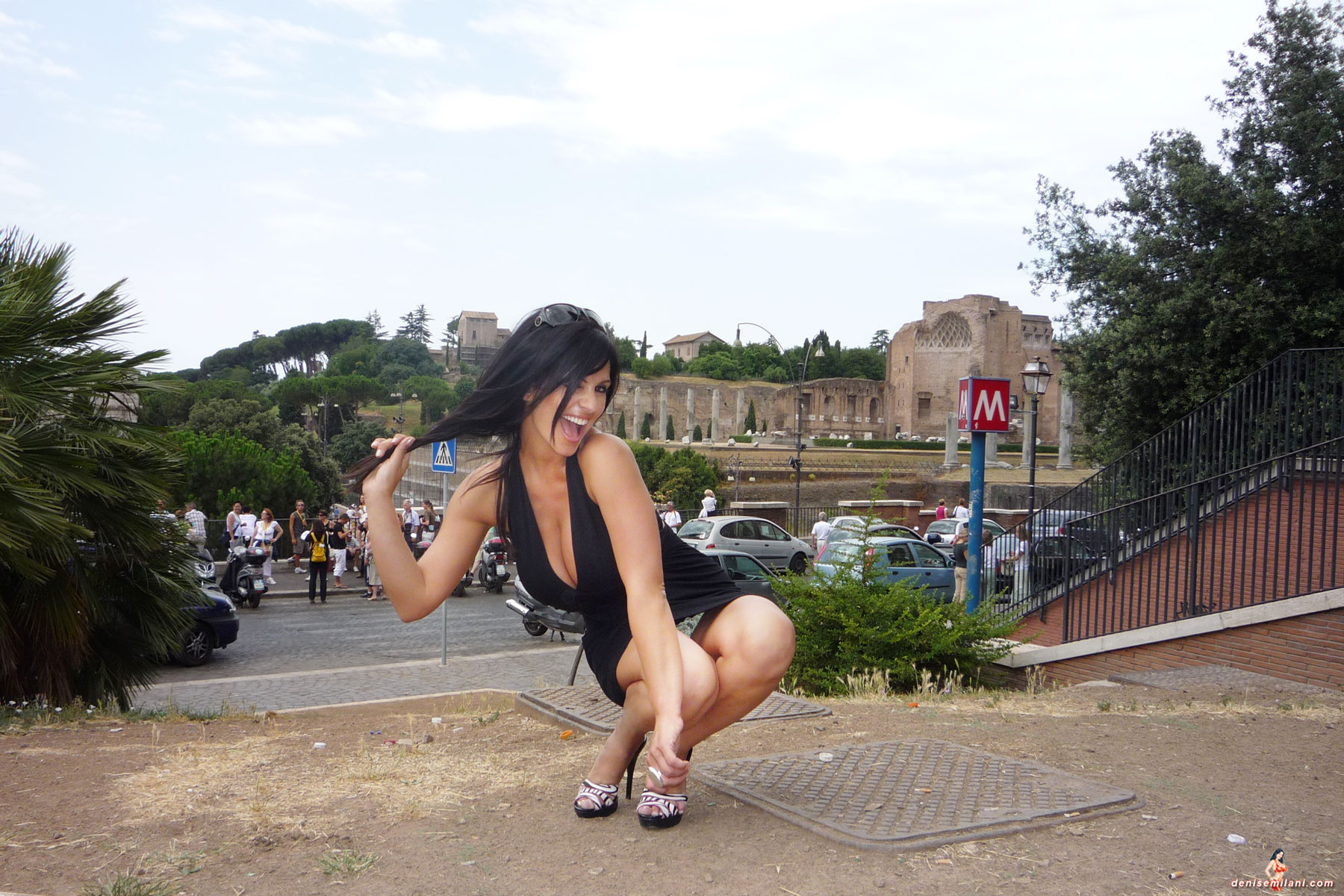 Denise Milani Snapshots - Rome1
