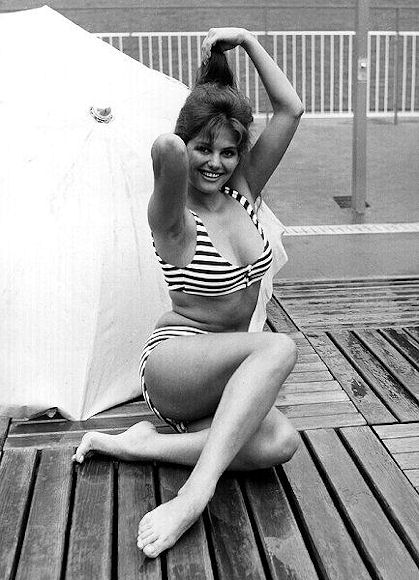 Claudia Cardinale in a bikini