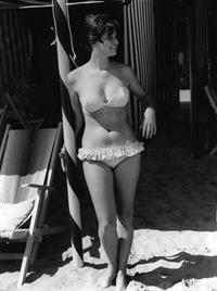 Claudia Cardinale in a bikini