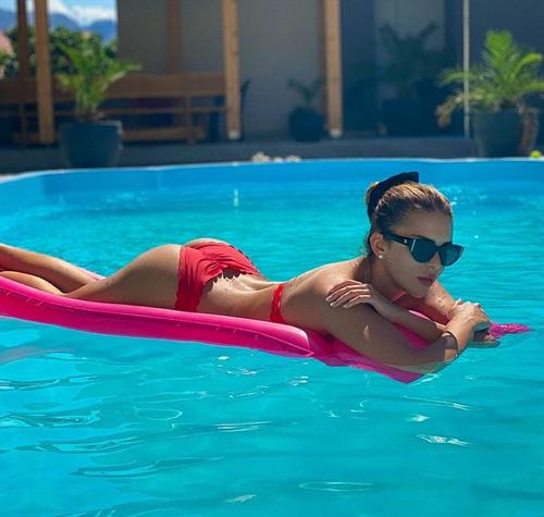 Sara Chafak in a bikini