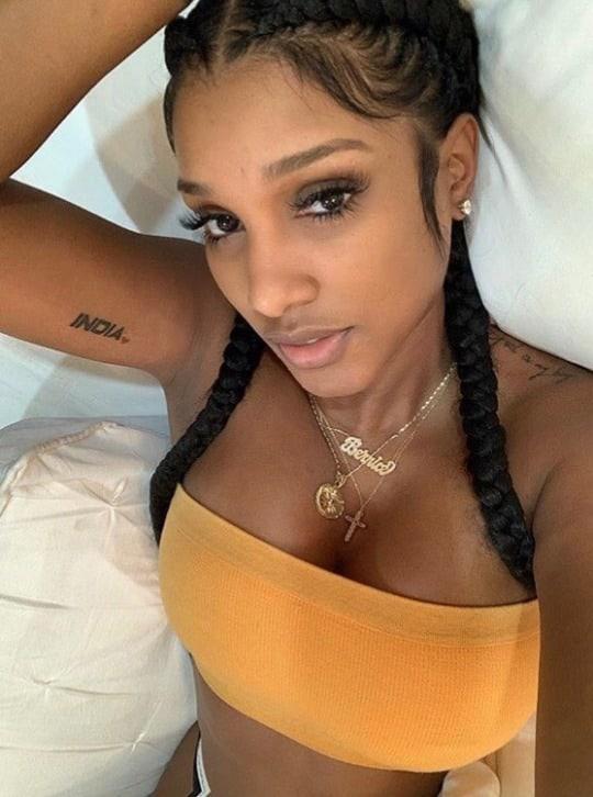 Bernice Burgos taking a selfie