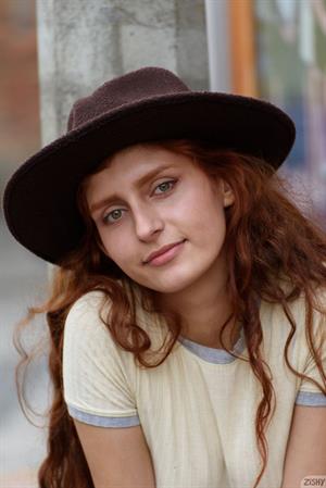 Rosa Calderon Cute Ginger in Shorts