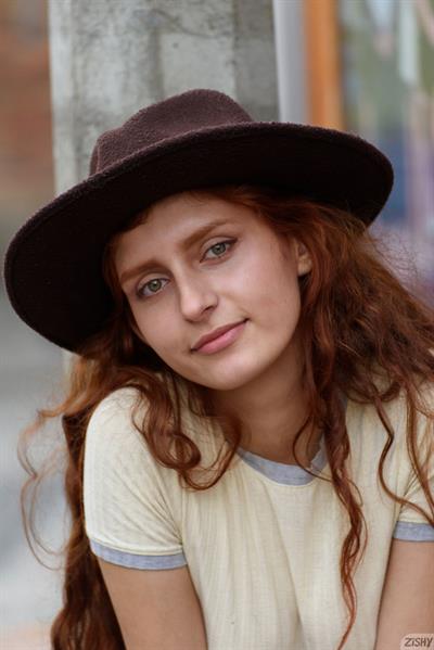 Rosa Calderon Cute Ginger in Shorts