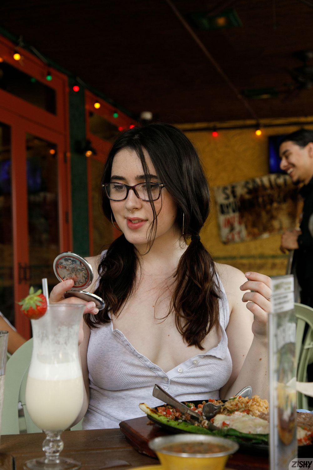 Ophelia Palentine in Shorts