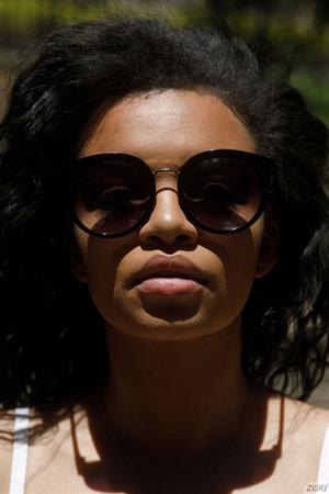 Dee Richards in White Lace