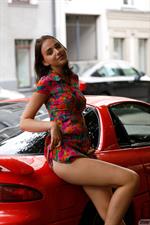 Oxana Chic in a Dress