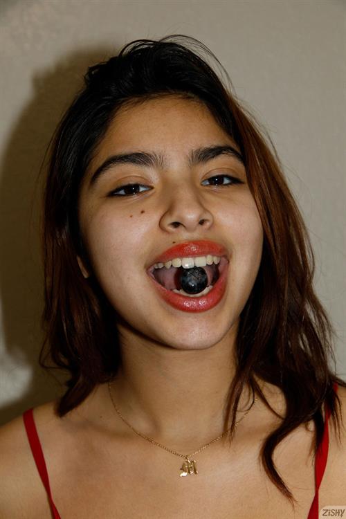 Cute Hazel Heart in Lingerie