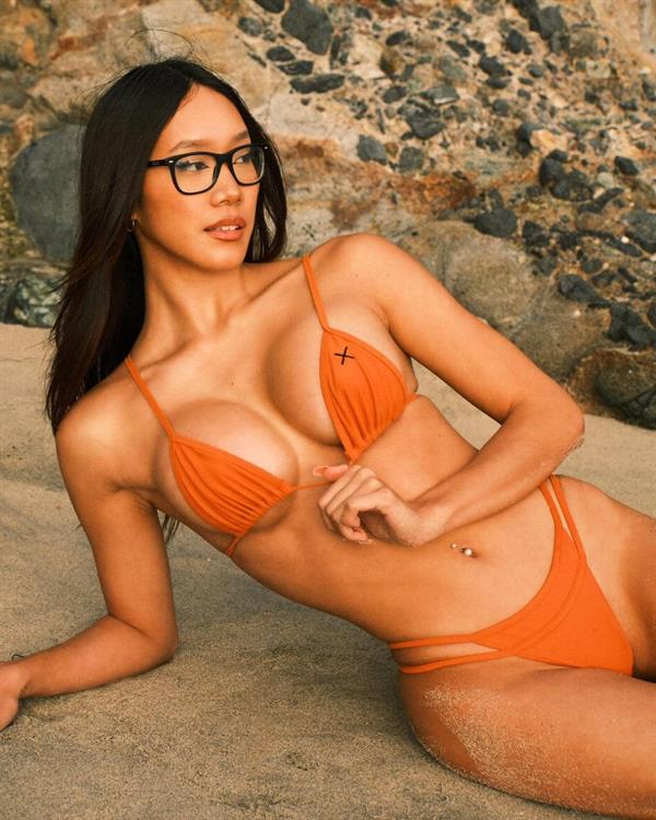 Maily Nguyen in a bikini