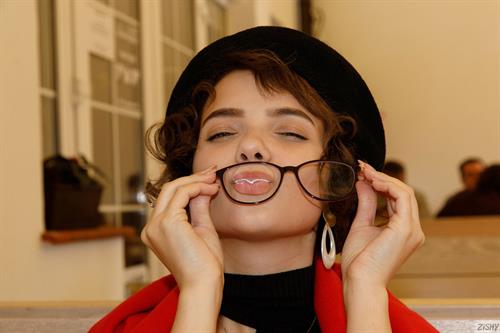 Victoria Minina Pictures Victoria Minina Cutie with Glasses