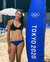 Eduarda Santos Lisboa in a bikini