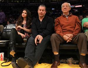 Selena Gomez at Lakers vs Kings game 3/17/13 