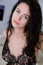 Dzhili In Lingerie and Jeans