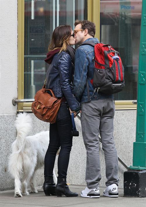 Olivia Wilde out walking her dog in New York City - February 16, 2013 
