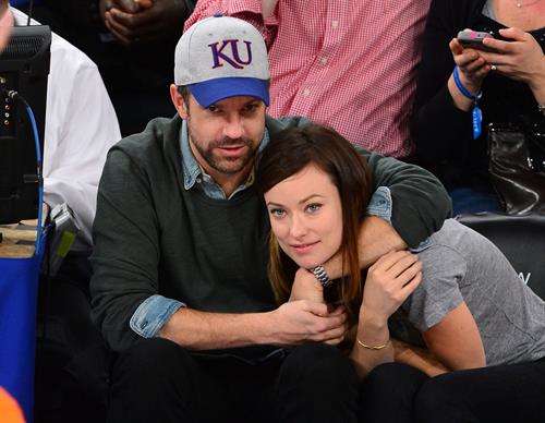 Olivia Wilde - Raptors vs Knicks game in NYC 3/23/13  