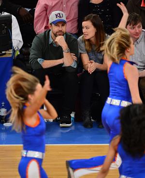 Olivia Wilde - Raptors vs Knicks game in NYC 3/23/13  