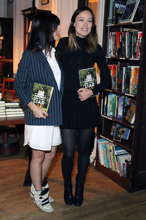 Olivia Wilde Pictures Olivia Wilde at the Launch of Kelly Oford's New Book in New York City - April 1, 2013