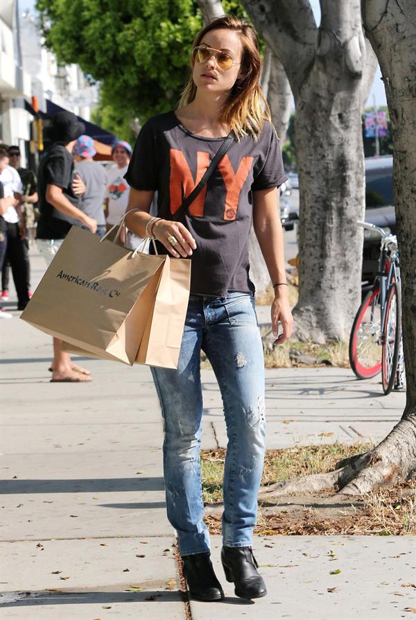 Olivia Wilde shopping in Los Angeles - June 1, 2013 