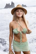 Petite Emma K at the Beach