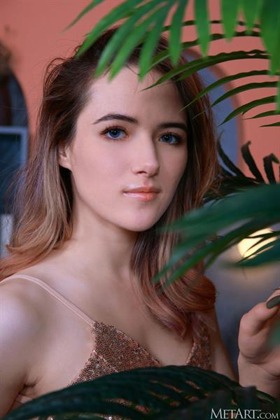 Sofi Roko in a Long Dress