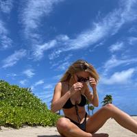 Courtney Antalek in a bikini