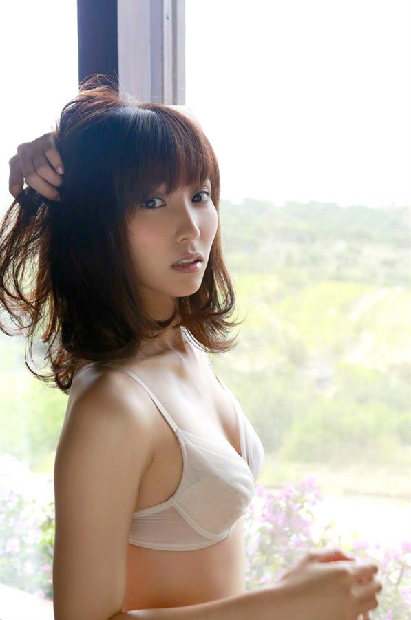 Risa Yoshiki in lingerie