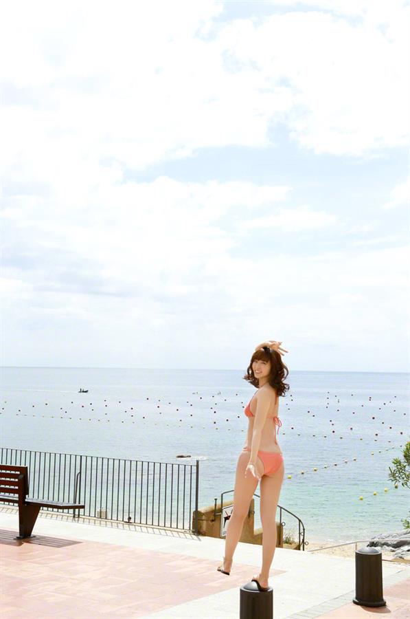 Risa Yoshiki in a bikini