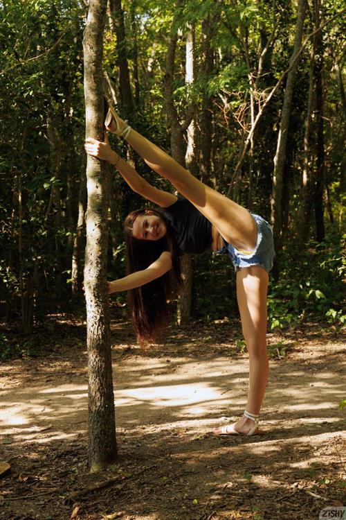 Athena Heart in Shorts and Panties